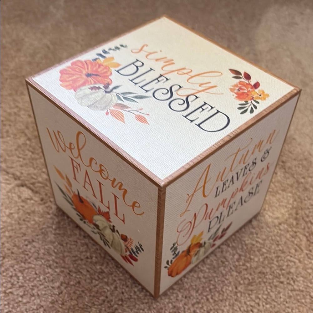 Simply Blessed Autumn Cube